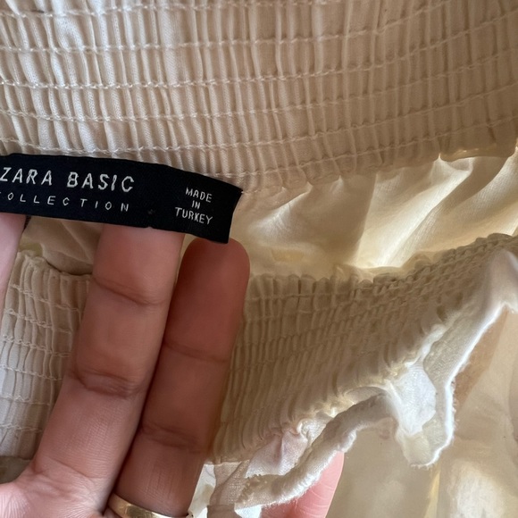 ZARA BASIC Collection Embroidered Dress | Small - Picture 4 of 8